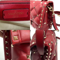 Red Valentino Handbag Leather in Red
