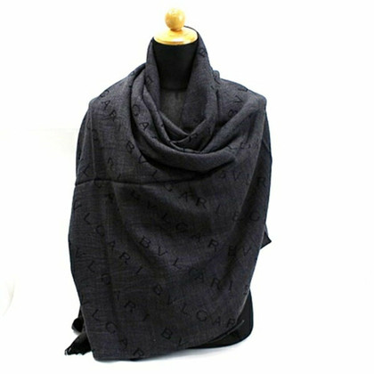 Bulgari Schal/Tuch aus Wolle in Schwarz