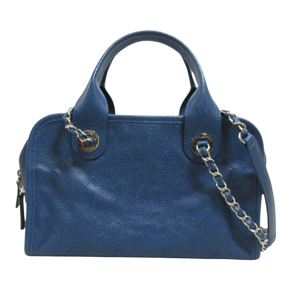 Chanel Deauville Leather in Blue