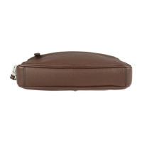 Prada Clutch Bag Leather in Brown
