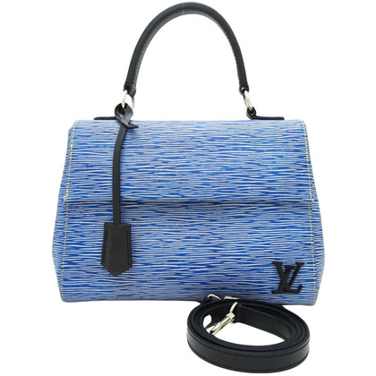 Louis Vuitton Cluny Leer in Blauw