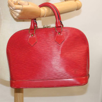 Louis Vuitton Alma Canvas in Red