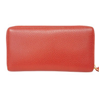 Gucci GG Marmont Mini Leer in Rood
