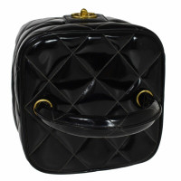 Chanel Vanity Case Leather in Black