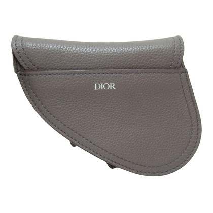 Dior Saddle Bag aus Leder in Violett