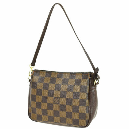 Louis Vuitton Pochette in Tela in Marrone