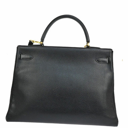 Hermès Handbag Leather in Black