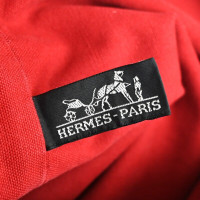 Hermès Umhängetasche aus Canvas in Rot