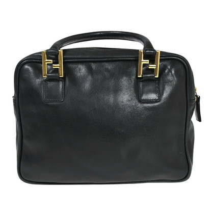 Fendi Handtasche aus Leder in Schwarz