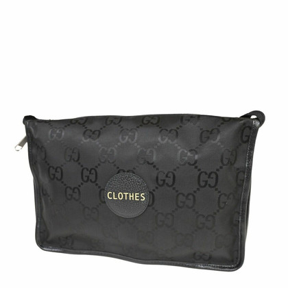 Gucci Clutch Bag Canvas in Black