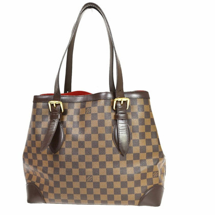 Louis Vuitton Hampstead in Tela in Marrone