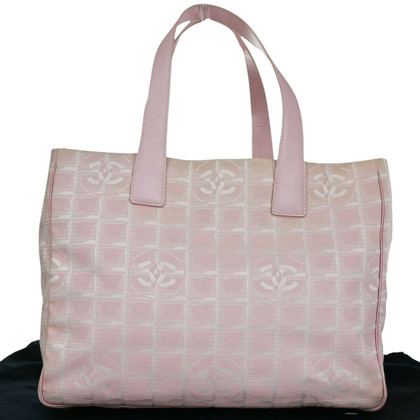 Chanel Sac fourre-tout en Toile en Fuchsia