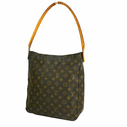 Louis Vuitton Looping in Tela in Marrone