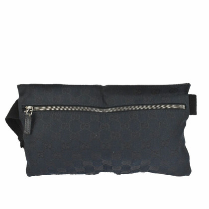 Gucci Handtasche aus Canvas in Schwarz