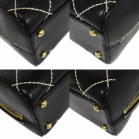 Chanel Wild Stitch Bag Leather in Black