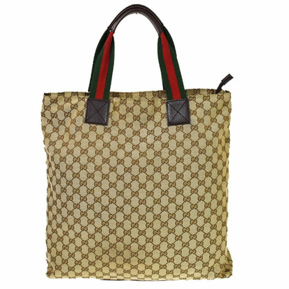 Gucci Tote Bag aus Canvas in Beige