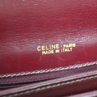 Céline Shoulder bag Leather in Bordeaux