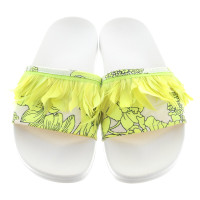 Msgm Sandals with feathers