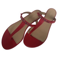 Givenchy Sandals Leather in Red