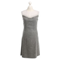 Schumacher Salt and pepper sheath dress with beading