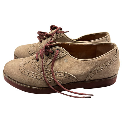 Fratelli Rossetti Lace-up shoes Suede in Beige