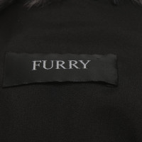 Furry Fellweste in Grau