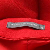 Alexander McQueen Rock aus Wolle in Rot