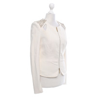 Elisabetta Franchi Blazer in Crema