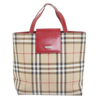 Burberry Borsa a mano con motivo check Nova