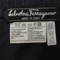 Salvatore Ferragamo skirt in blue / grey