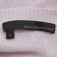 360 Sweater Kasjmier truien in lila