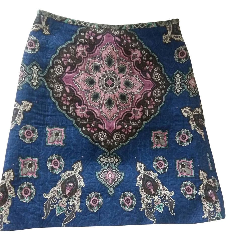 Maliparmi Skirt Cotton in Blue