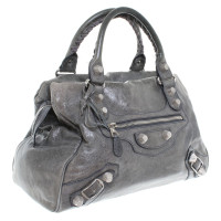 Balenciaga "Classic City Bag" in grigio