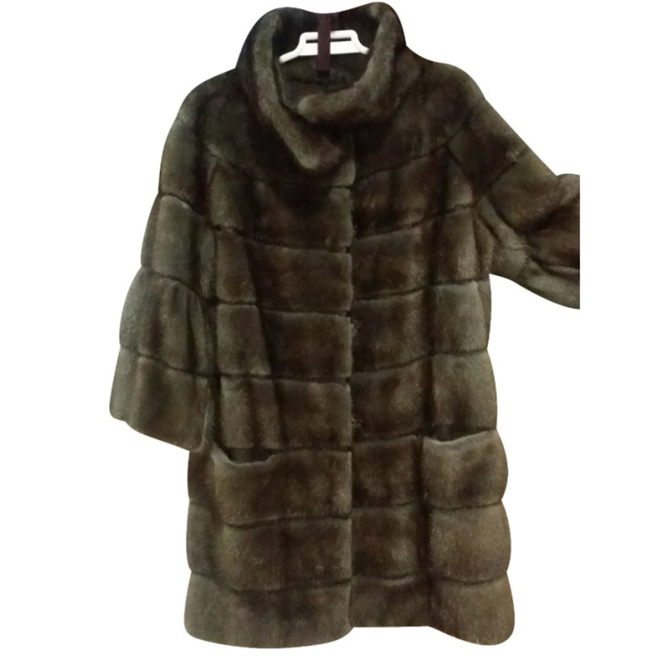 Altre marche Giuliana Tesso - cappotto di pelliccia di visone  