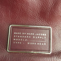 Marc By Marc Jacobs Bordeauxrote Lederhandtasche