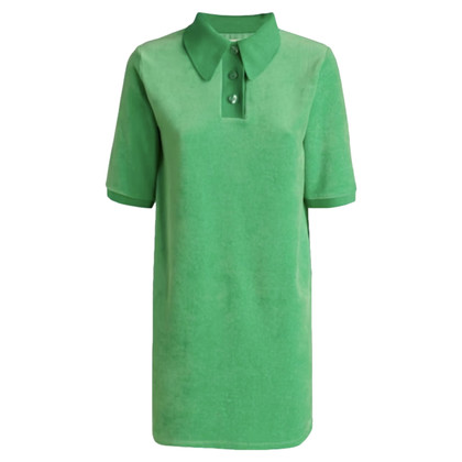 Loulou Kleid aus Baumwolle in Grün
