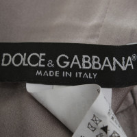 Dolce & Gabbana Abito in seta in argento