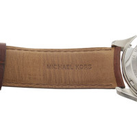 Michael Kors Wristwatch in brown / silver