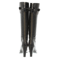 Karen Millen Boots Leather in Black