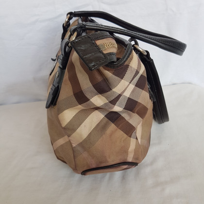 Burberry Shoulder bag Canvas in Brown