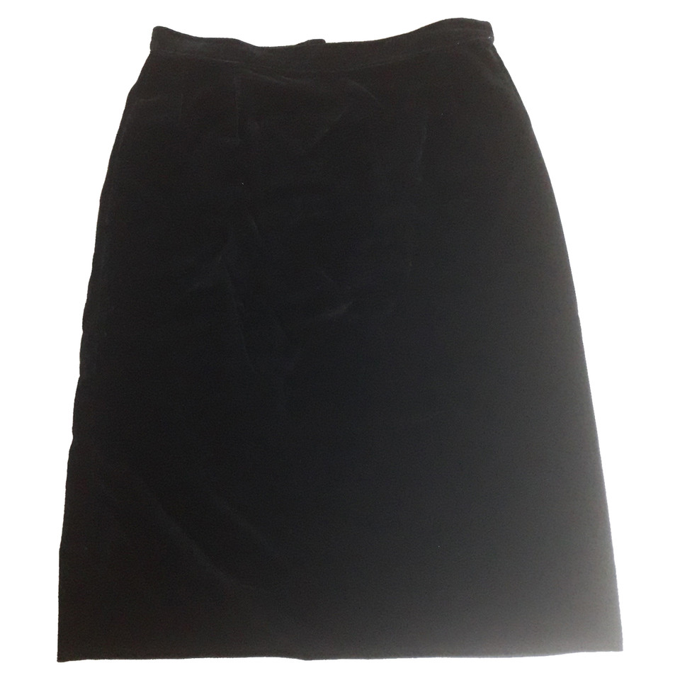 Salvatore Ferragamo Skirt Cotton in Black