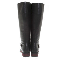 Jil Sander Stiefel in Schwarz