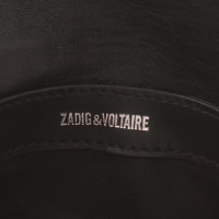 Zadig & Voltaire Sac à main en Cuir en Argenté