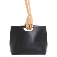 Jil Sander Handbag Leather in Black