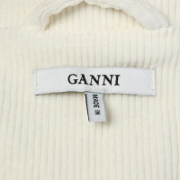 Ganni Blazer Cotton in Cream
