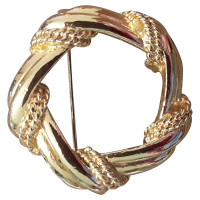 Christian Dior Brooch with cable pattern