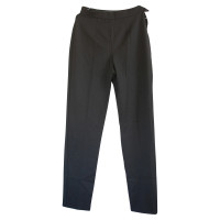 Max Mara Paire de Pantalon en Laine en Noir