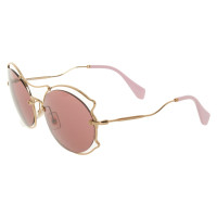 Miu Miu Sonnenbrille in Rosé