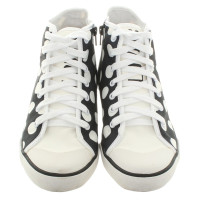 Moschino Love Sneakers in Schwarz/Weiß