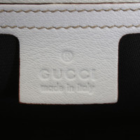 Gucci Lederhandtasche in Weiß